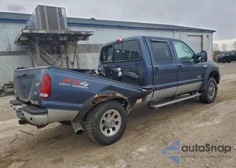 2005 Ford F350 Srw Super Duty z USA, uszkodzony, nr VIN 1FTWW31P75ED00120